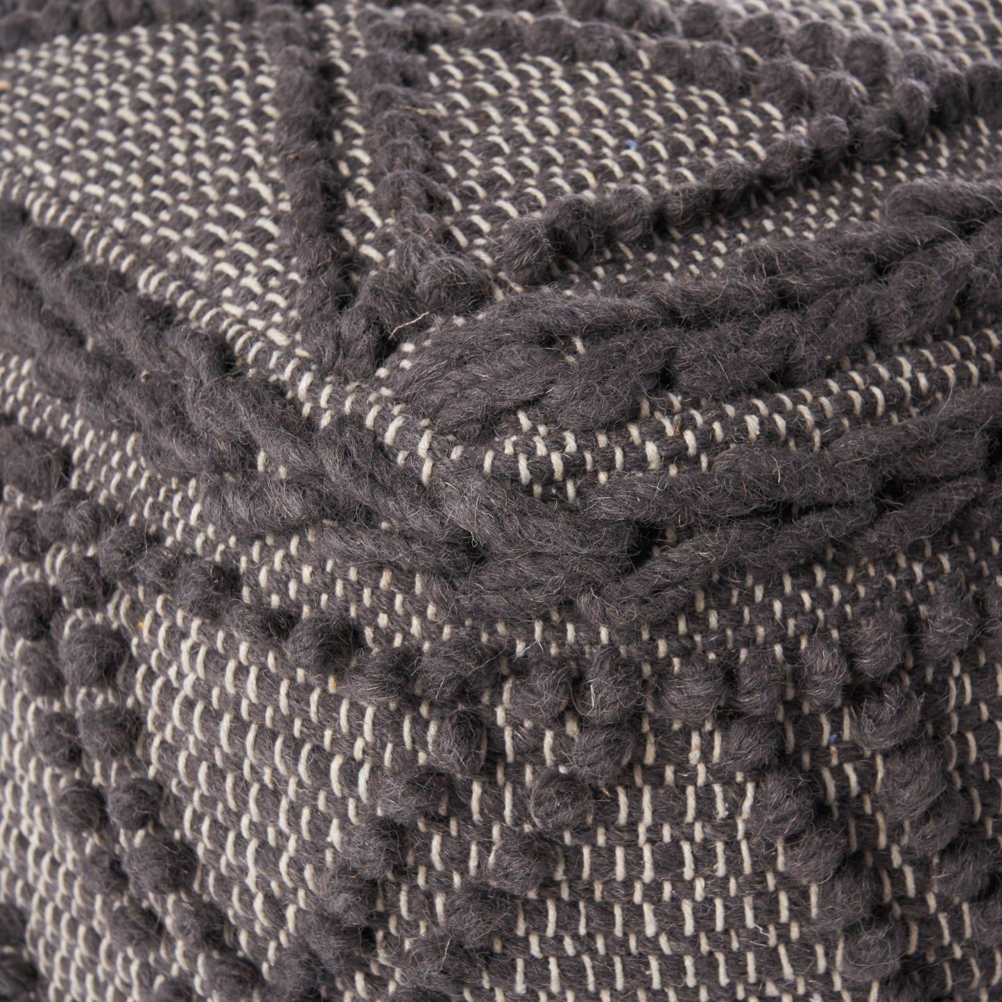 Truda Boho Handcrafted Fabric Pouf