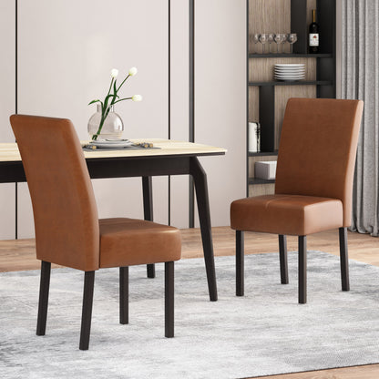 Percival Contemporary Upholstered T-Stitch Dining Chairs, Set of 2