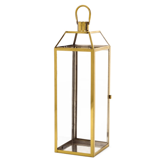 Hamel 22" Modern Stainless Steel Lantern