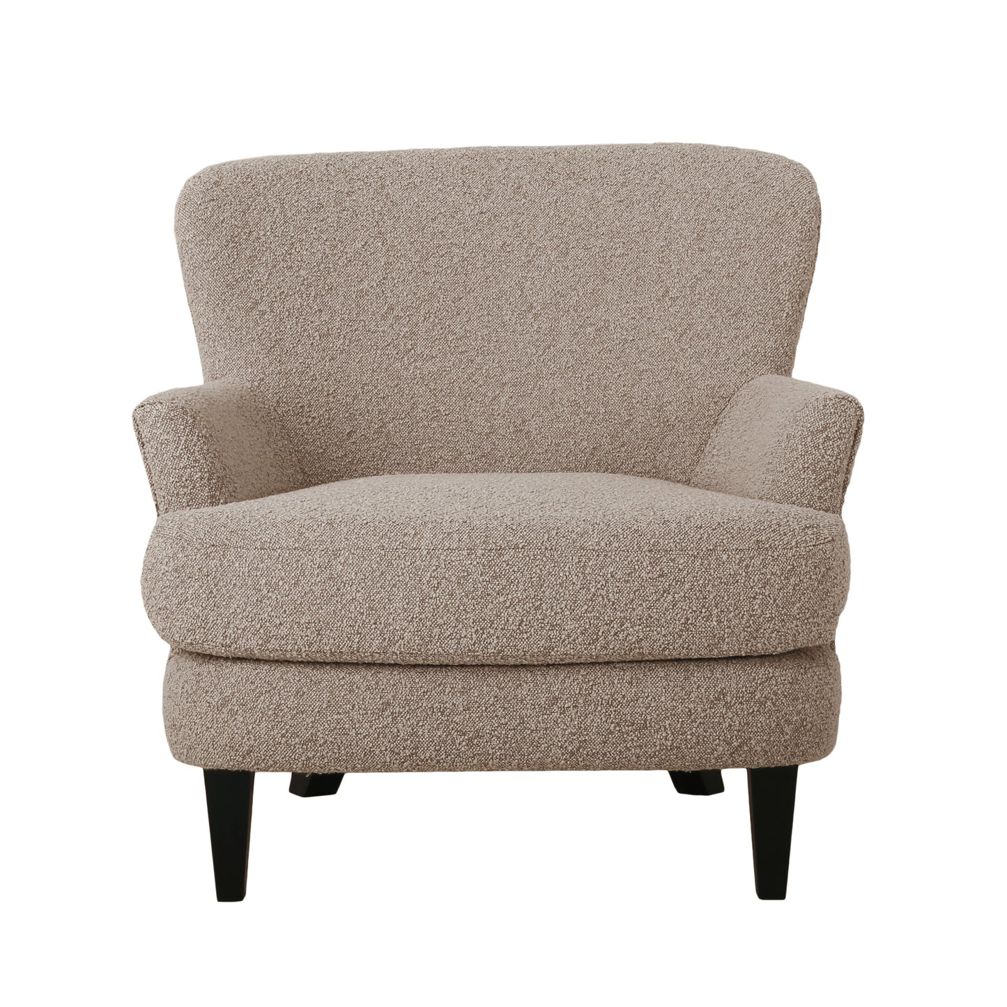 Gerald Boucle Upholstered Club Chair and Ottoman Set