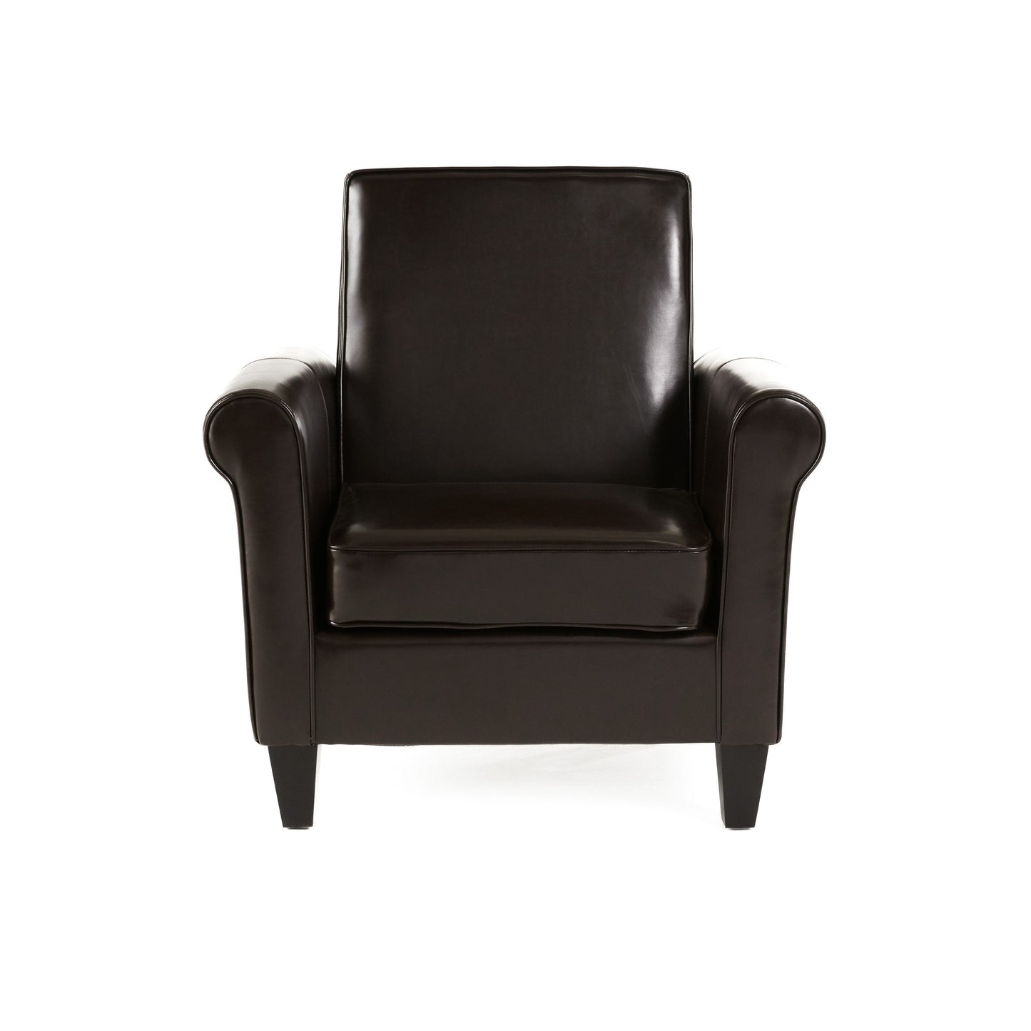 Larkspur Leather Club Chair