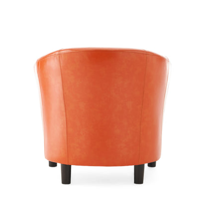 Newport Tub Design Leather Club Chair