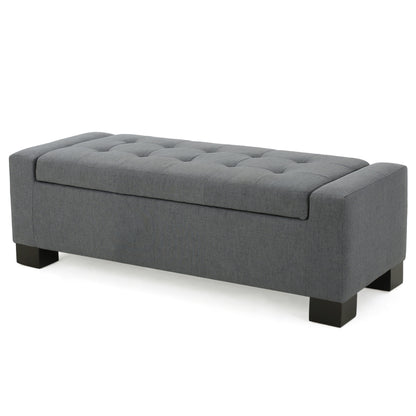 Legacy Tufted Top Fabric Storage Ottoman
