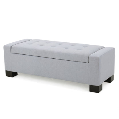 Legacy Tufted Top Fabric Storage Ottoman