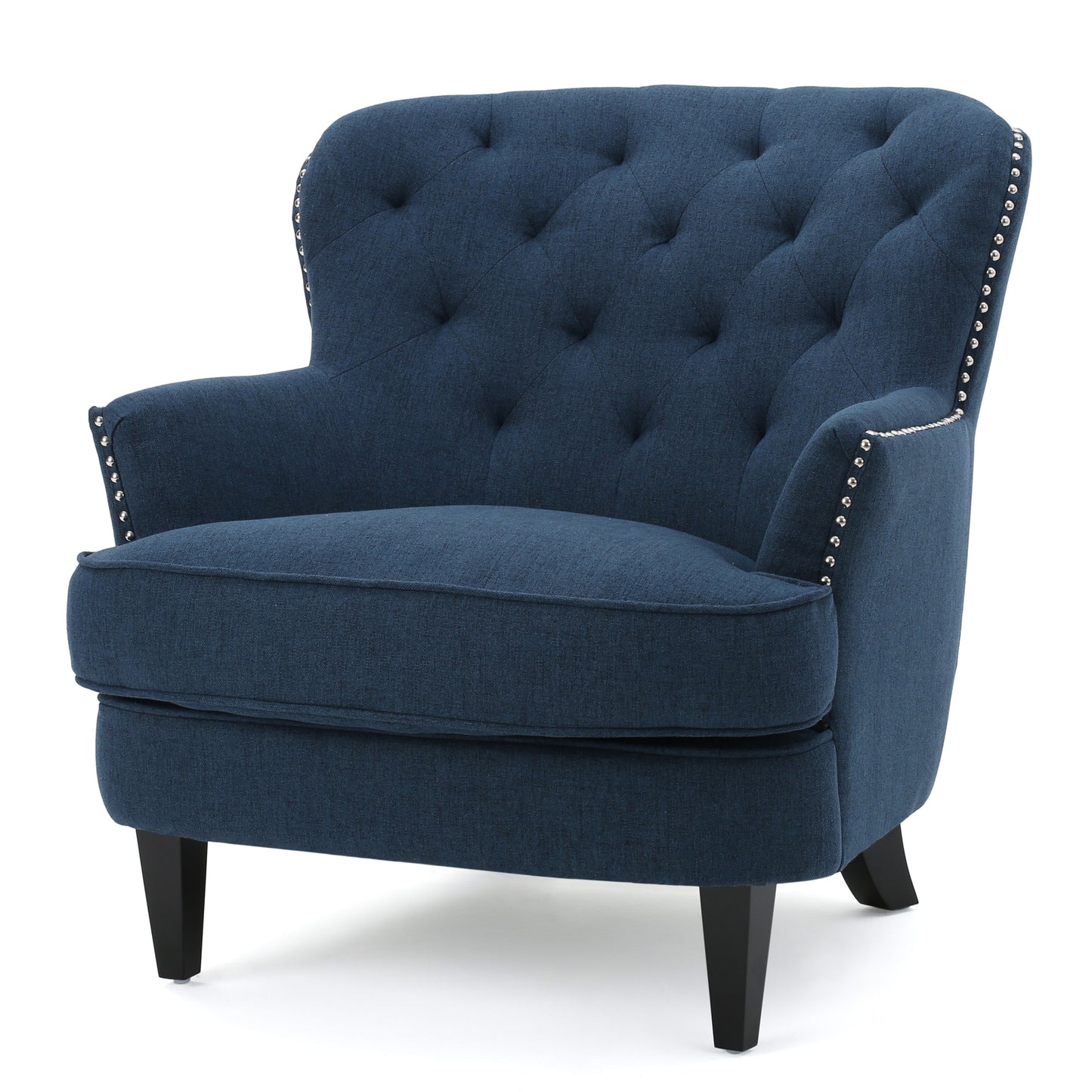 Aveton Tufted Fabric Club Chair