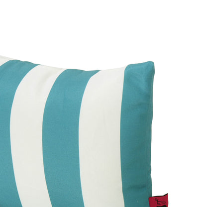 La Mesa Indoor Striped Water Resistant Rectangular Throw Pillow