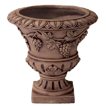 Porta Light Brown Roman Style Urn Planter
