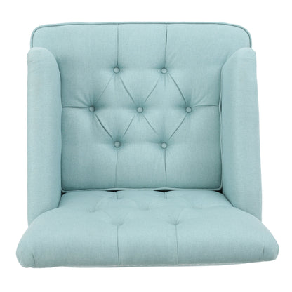 Madene Tufted Back Fabric Club Chair