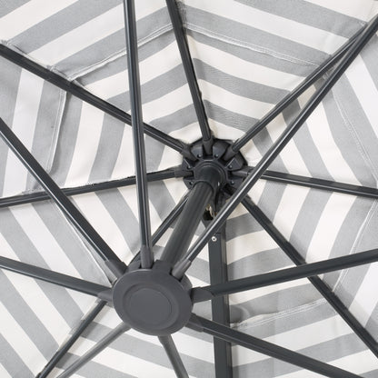Alannah 9.6 Ft. Outdoor Canopy Sunshade Umbrella