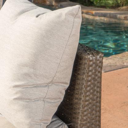 Alacati 10Pc Outdoor Wicker Sofa Set w/ Cushions