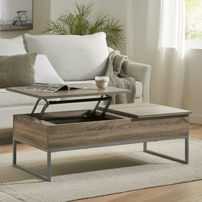 Cerise Rectangle Lift Top Storage Coffee Table