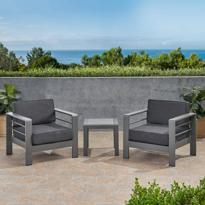 Shirley Coral Outdoor 2 Seater  Club Chair and Table Set