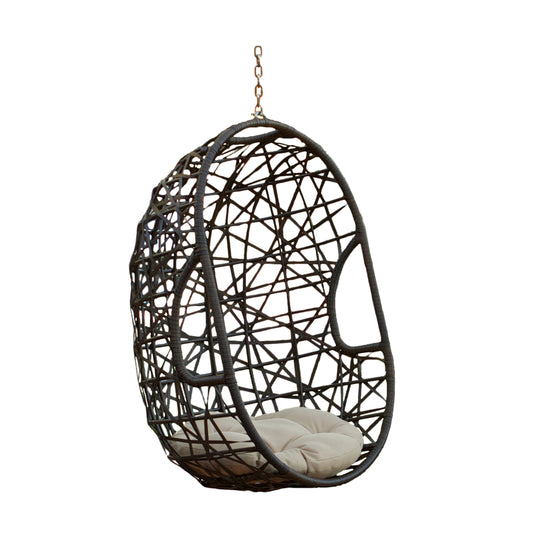 Trevyn Indoor/Outdoor Wicker Hanging Teardrop / Egg Chair (Stand Not Included)