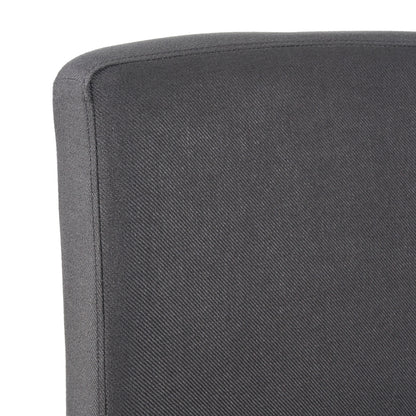 Prim Backed Fabric Barstools (Set of 2)