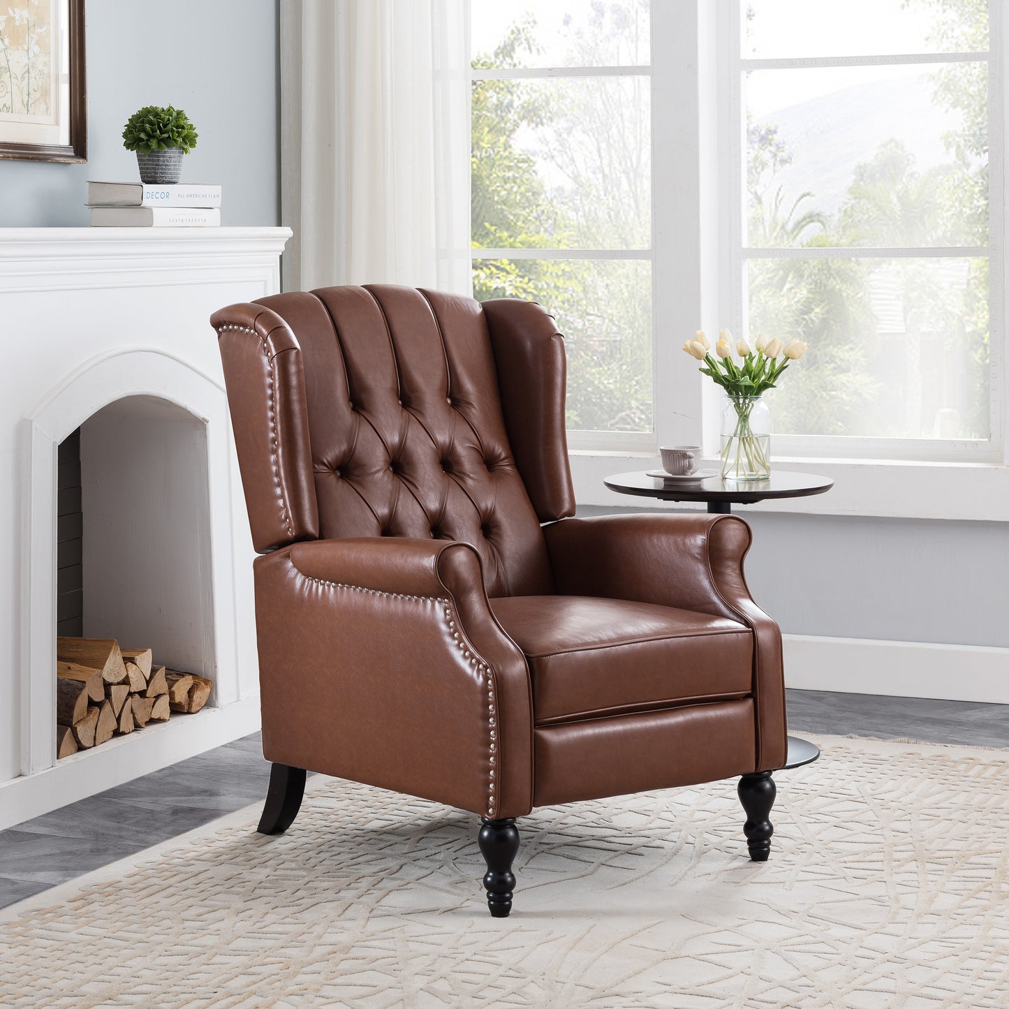 Temzyl Contemporary Tufted Recliner