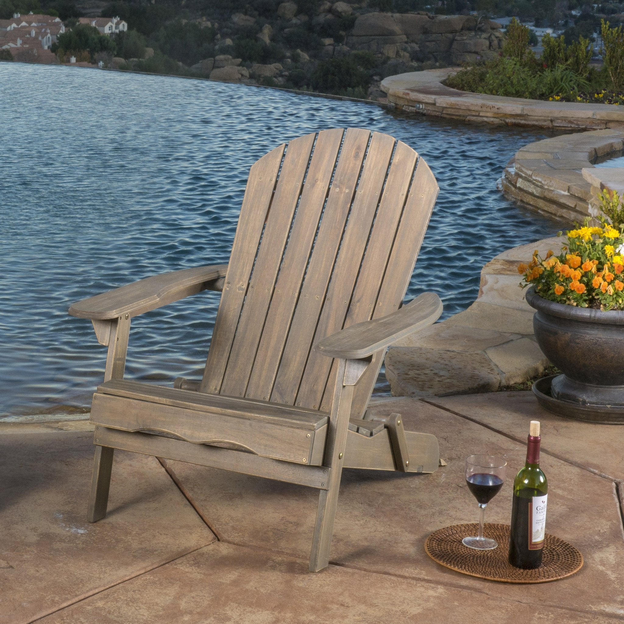 Adirondack discount with footrest