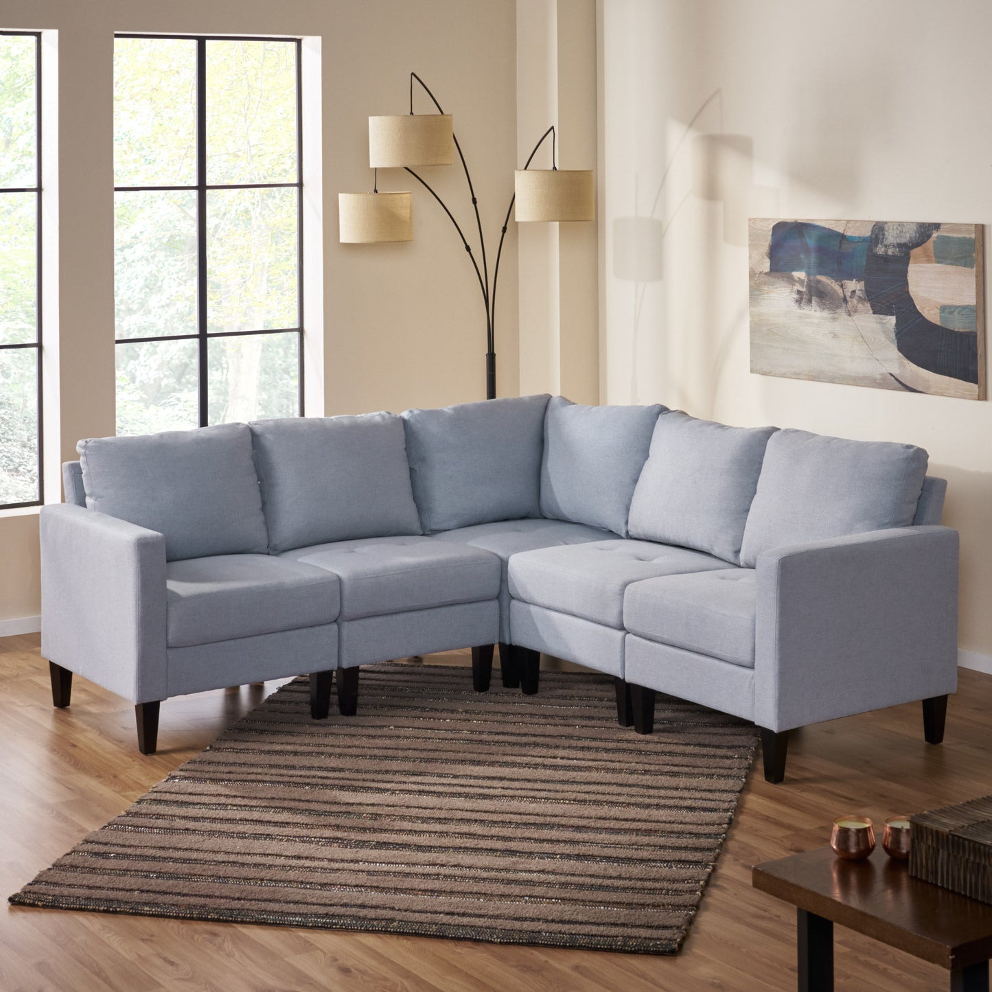 Bridger Fabric Sectional Couch