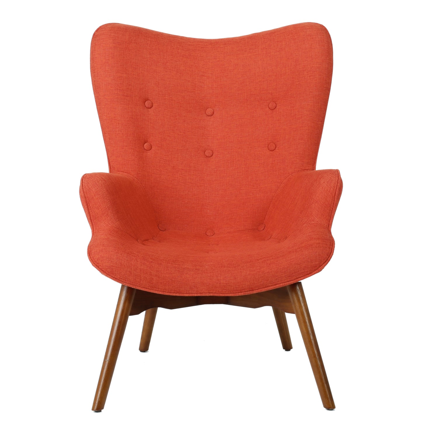 Acantha Mid Century Modern Contour Accent Lounge Chair
