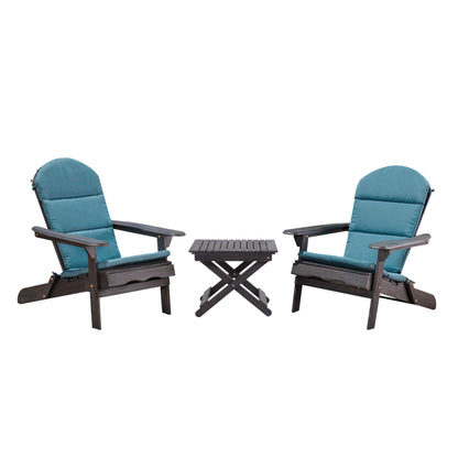 Reed Outdoor 2 Seater Acacia Wood Chat Set with Water Resistant Cushions