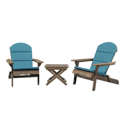 Reed Outdoor 2 Seater Acacia Wood Chat Set with Water Resistant Cushions