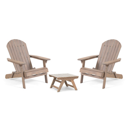 Magnolia Outdoor Acacia Wood 2 Seater Chat Set with Side Table – GDFStudio