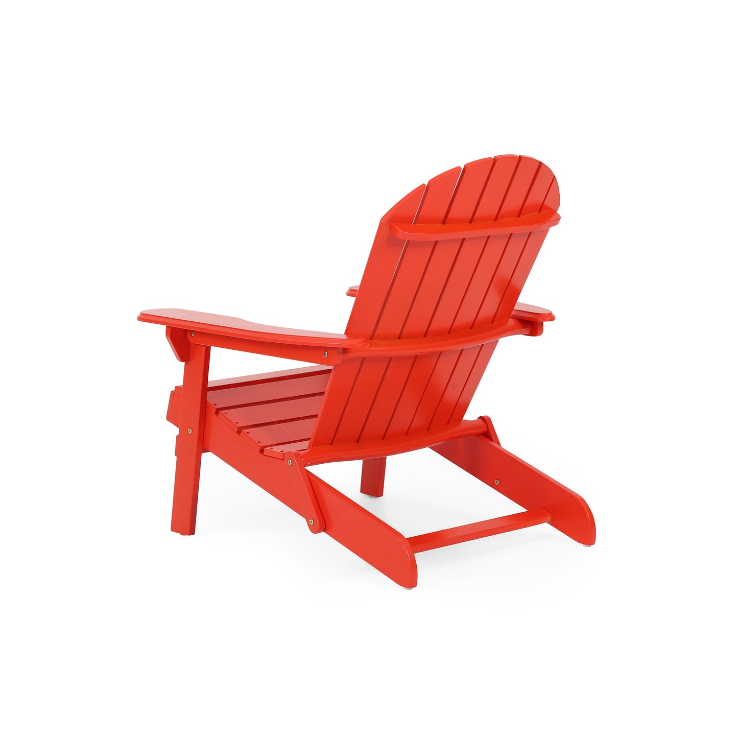 Cartagena Outdoor Rustic Acacia Wood Folding Adirondack Chair, Set of 2