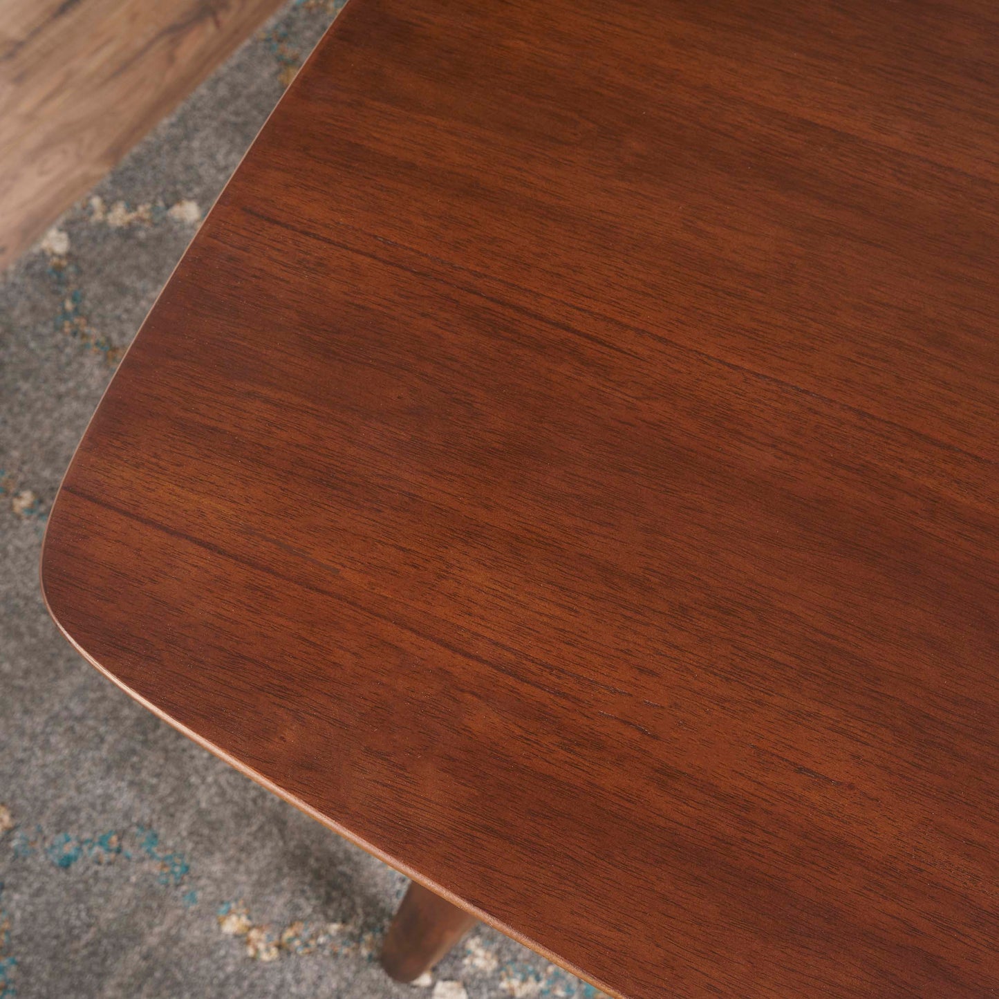 Kidman Wood Study Table with Faux Wood Overlay