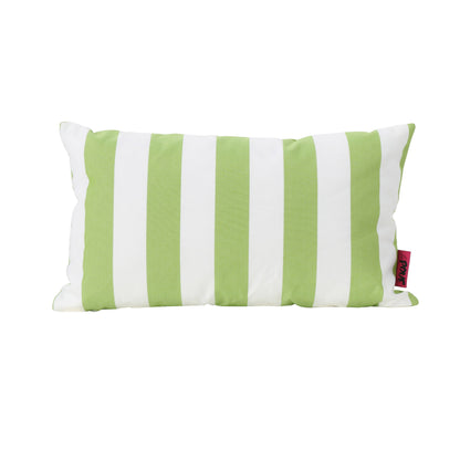 La Mesa Indoor Striped Water Resistant Rectangular Throw Pillow