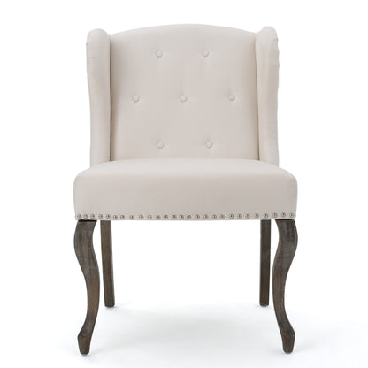 Asheville Modern Fabric Wingback Chair