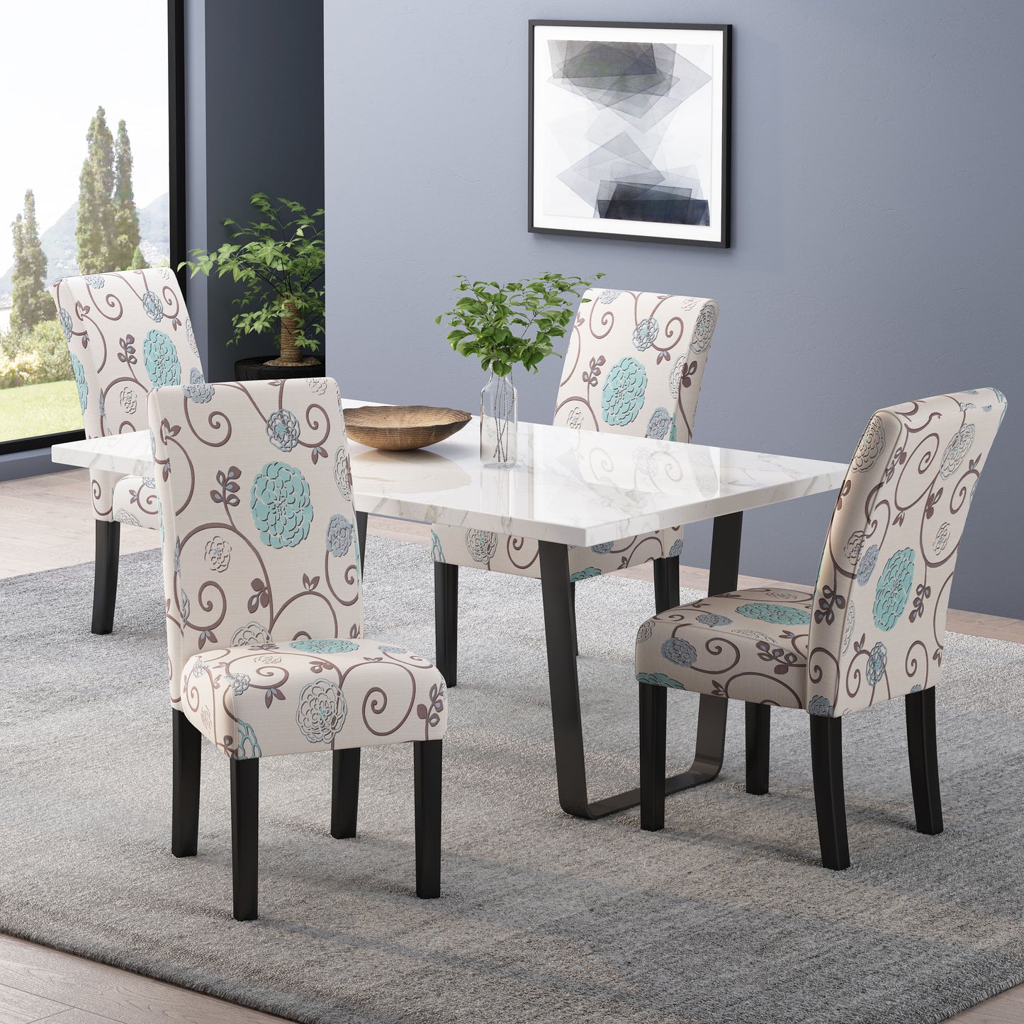 Percival Contemporary Dining Chairs (Set of 4)