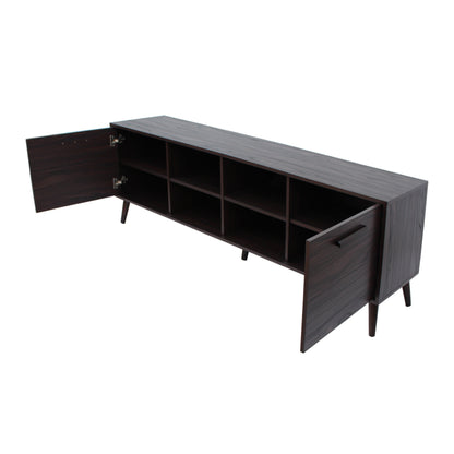 Darcy Mid Century 3 Piece TV Stand & Bookcases Set