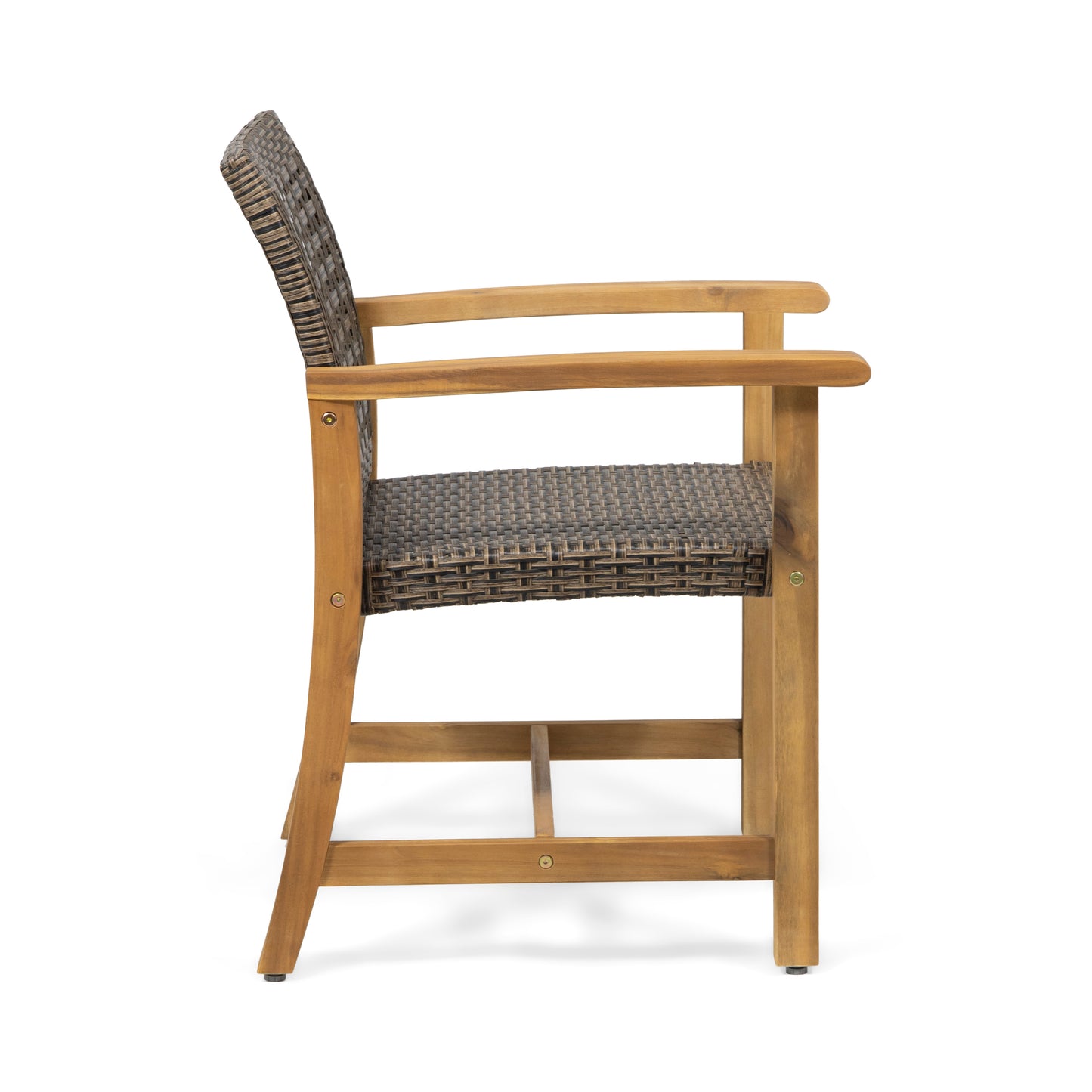 Levant Outdoor Acacia Wood Dining Chair (Set of 2)