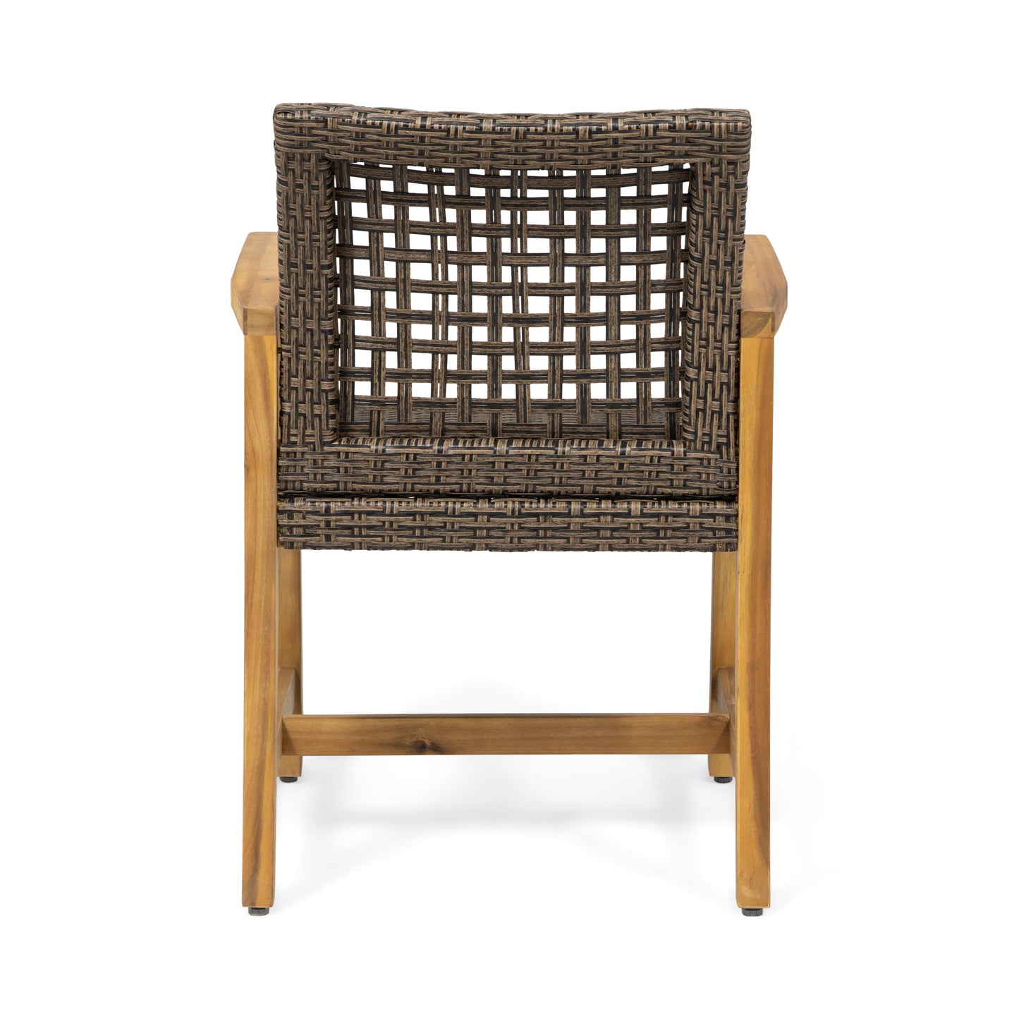 Levant Outdoor Acacia Wood Dining Chair (Set of 2)