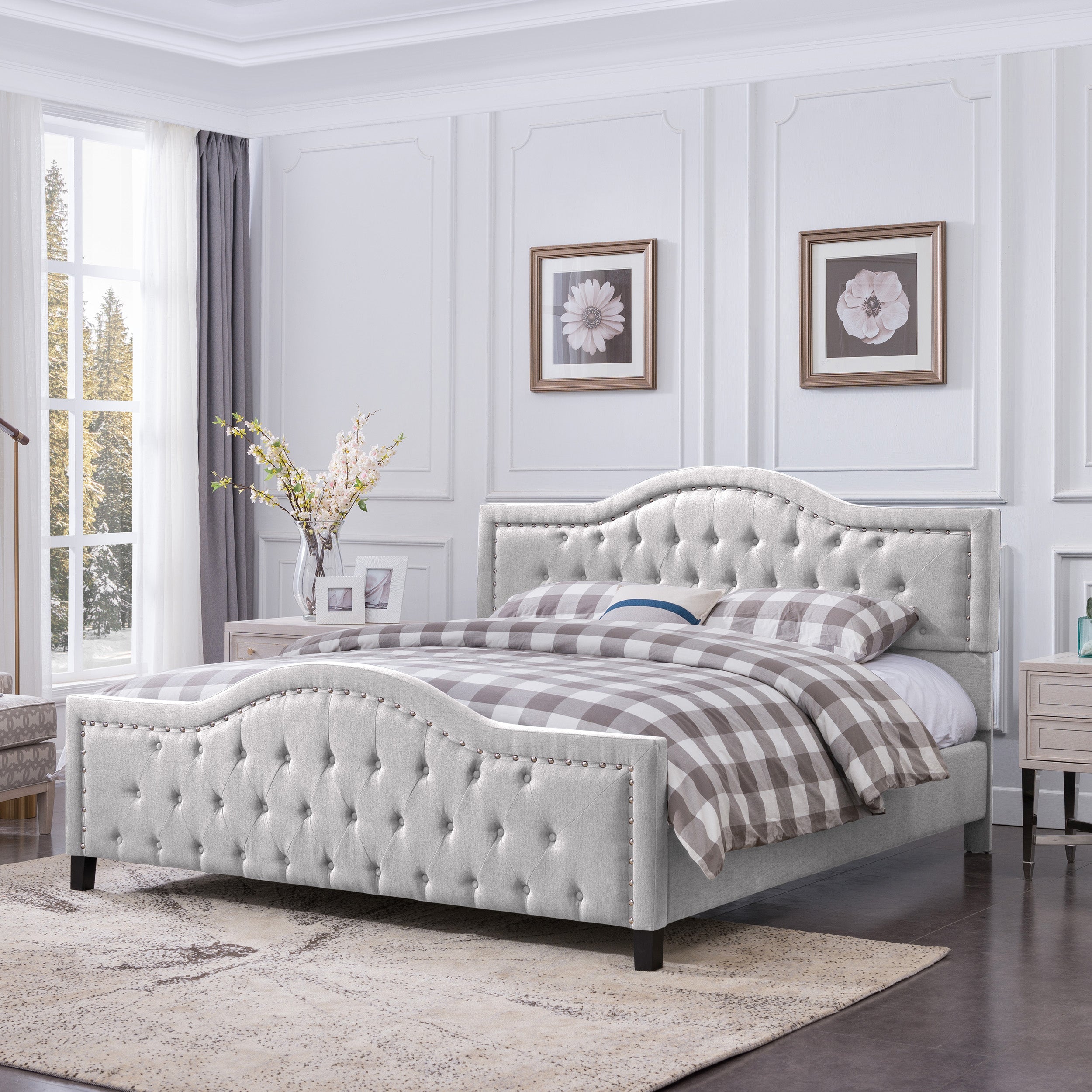 Traditional king bed frame online