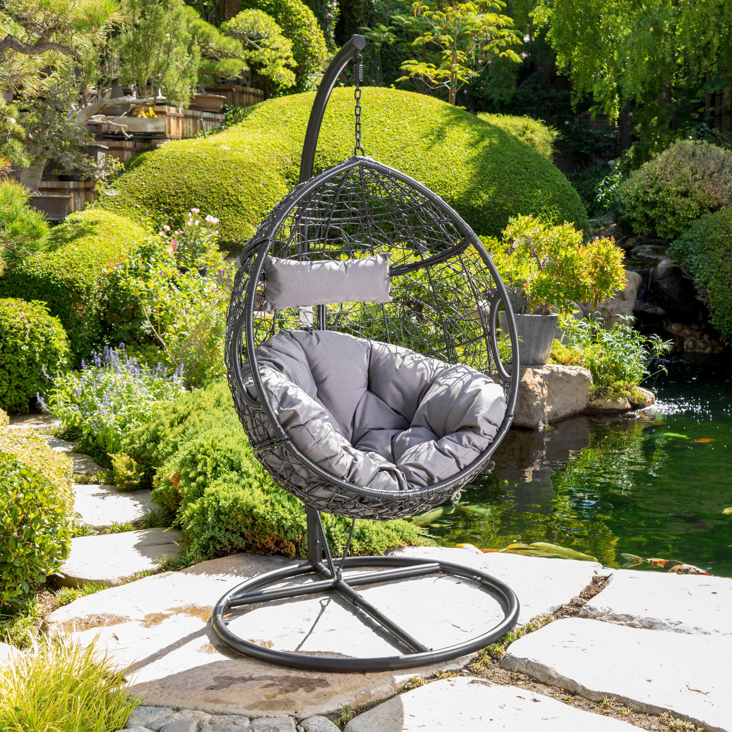 Gdf studio berkley outdoor swinging egg chair new arrivals