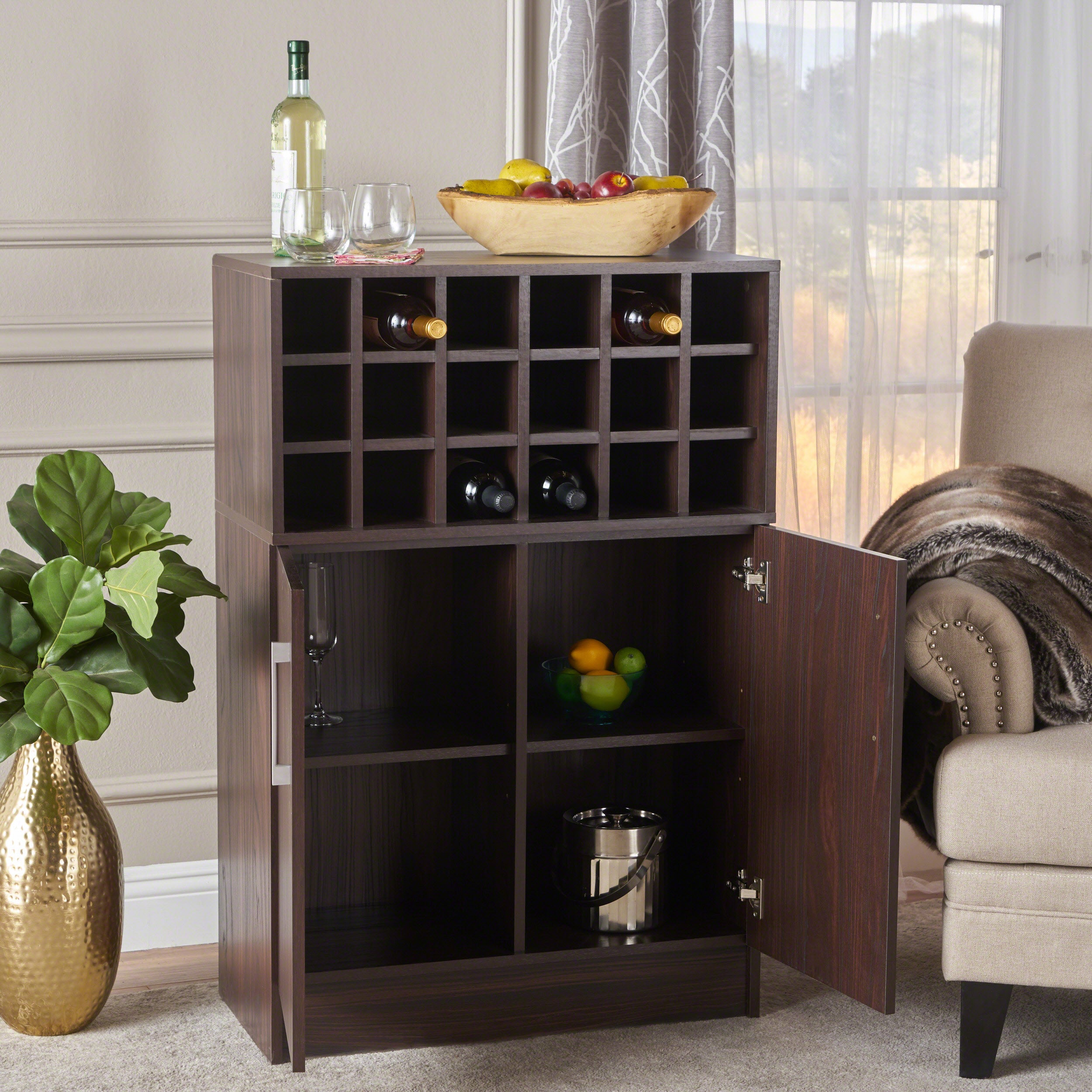 Wine discount cabinet modern