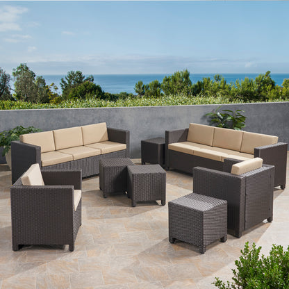 Venice 8-Seater Outdoor Sofa Set with Side Tables