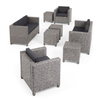 Venice 6-Seater Outdoor Sofa Set with Side Tables