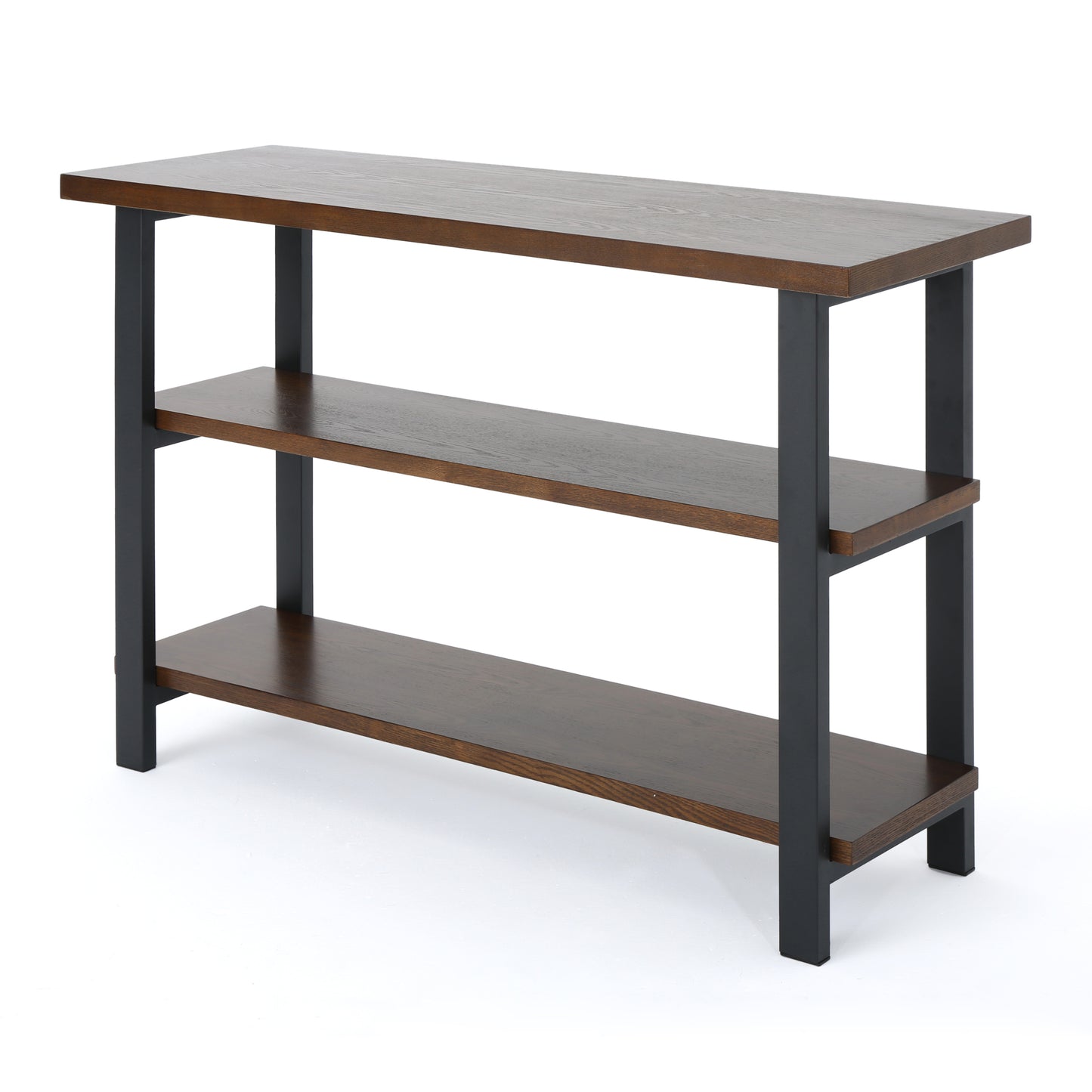 Ferdinand Modern Industrial 2 Shelf Console Table