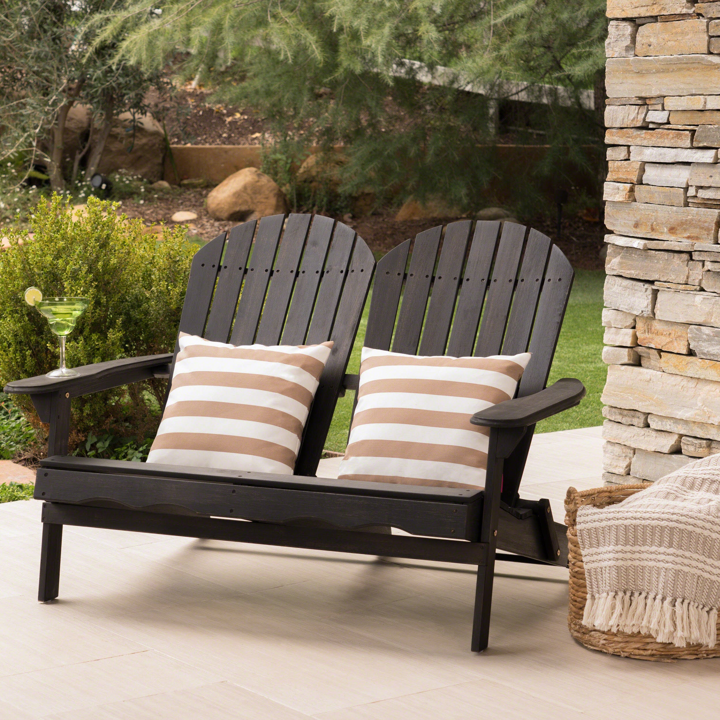 Adirondack loveseat deals polywood