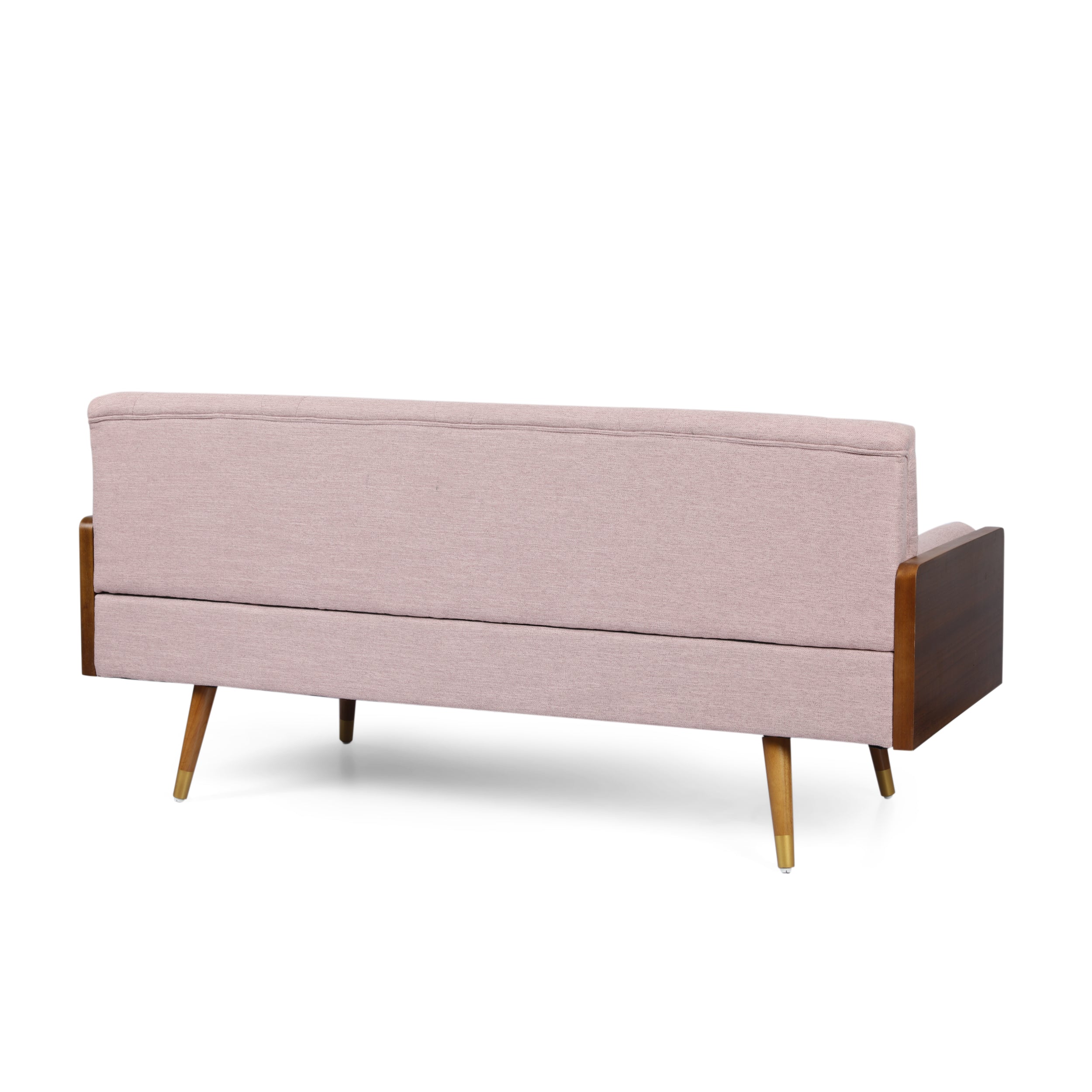 Aidan mid century modern deals tufted fabric sofa