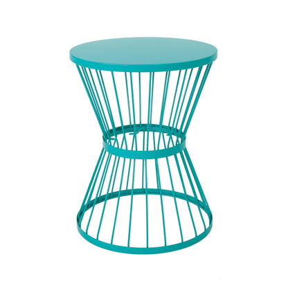 Fern Outdoor 16 Inch Iron Side Table