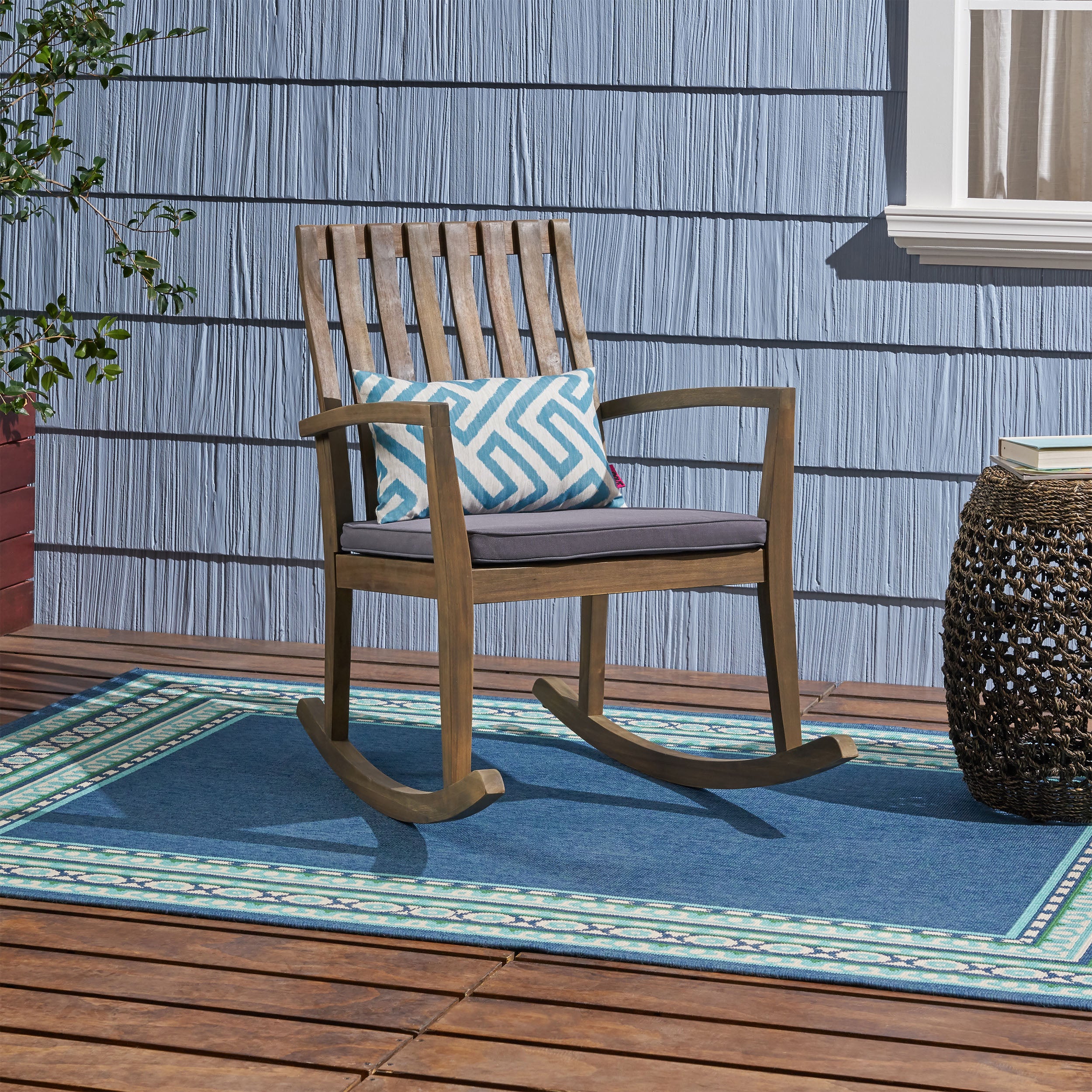 Rustic rocking chairs discount outdoor