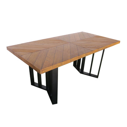 Santa Rosa Outdoor Finish Light Weight Concrete Dining Table