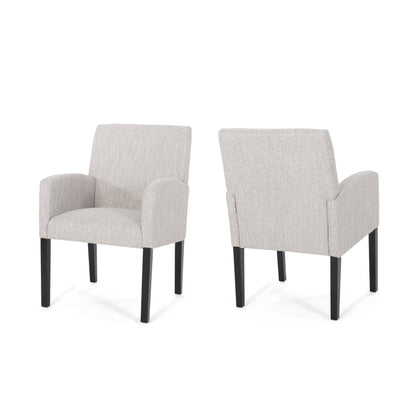 Fairy Contemporary Fabric Dining Chairs (Set of 2)