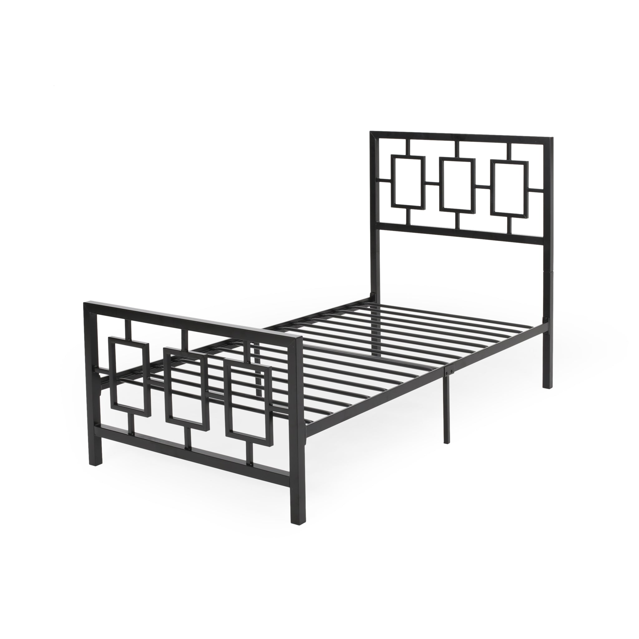 Dawn Modern Iron Twin Bed Frame GDFStudio