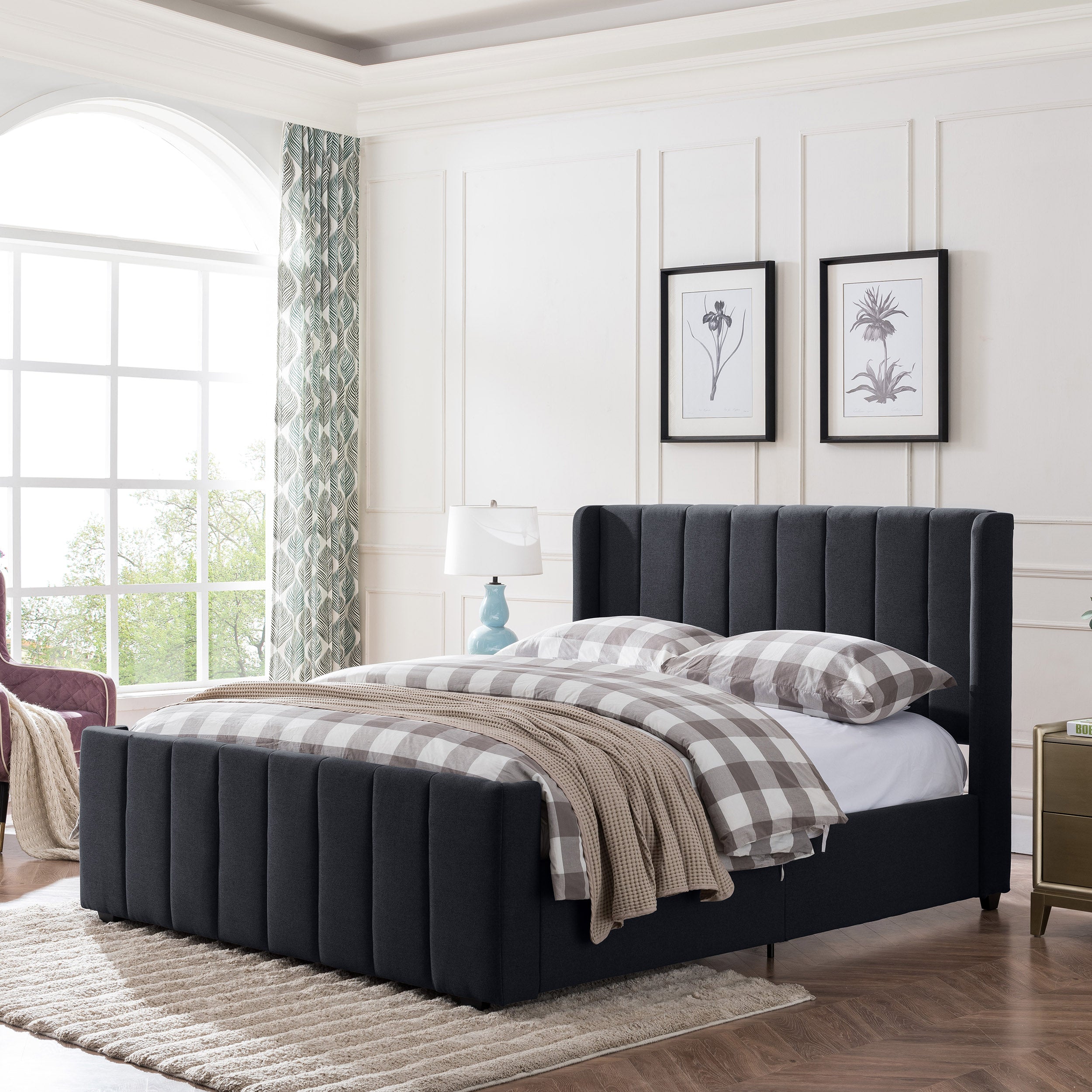 Queen size outlet bed frame