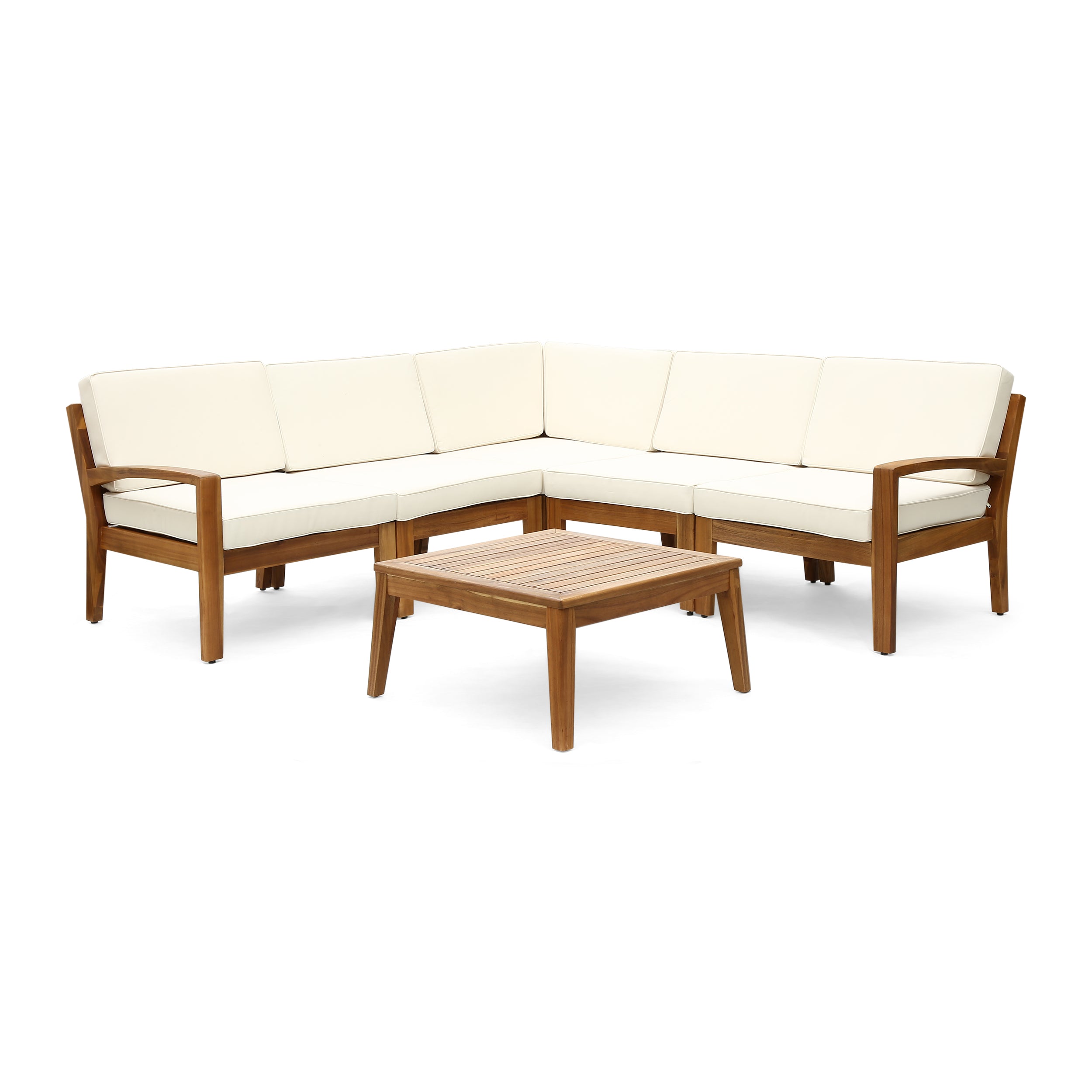 Acacia wood best sale outdoor sectional