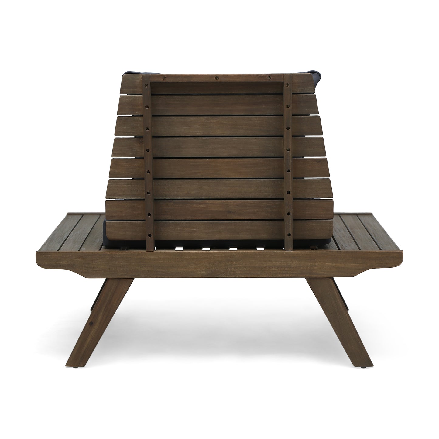 Hedy Outdoor Acacia Wood 6 Seater Chat Set
