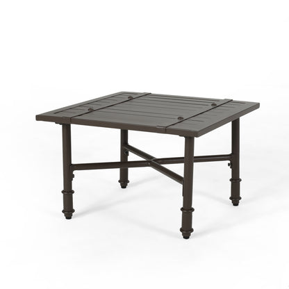 Francis Outdoor Aluminum Side Table